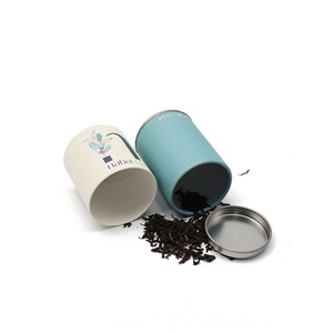 Biodegradable Custom Luxury Printing Cylinder Packaging <b>Round</b> Crafts Cosmetics Tea Canister Kraft Edge Curl <b>Gift</b> Paper Tube - Product Image 3