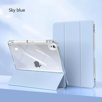 Étui porte-crayon pour ipad 10.9 "pouces (10e génération) 2022 avec dos transparent