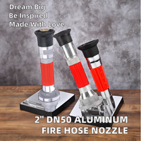 Buse de pulvérisation à jet pour tuyau d'incendie en aluminium DN50