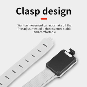 Lanterna de Pulso COB LED Recarregável Tipo-C com Sensor de Movimento para Corrida Noturna, Camping e Emergências, Lanterna de Advertência Vermelha - Product Image 3