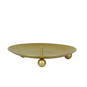 Bougeoir pilar en métal doré avec une épingle pour fixer la <span class=keywords><strong>bougie</strong></span> et 3 pieds pour le bougeoir quotidien de mariage de Noël - Product Image 5