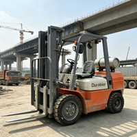 Chariot élévateur à gaz GPL nouvelle génération 2, 3 et 5 tonnes avec hauteur de levage de 3 étages de 4,5 m, 5 m et 6 m – Chariots élévateurs à gaz durables