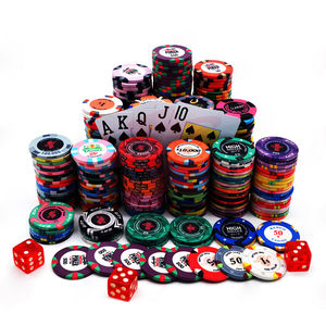 Fichas de Póker de Cerámica de Lujo de Alta Calidad, 10g, 39mm, con Logotipo Personalizado, No Tóxicas, Ecológicas, Duraderas, Hechas a Mano, para Casino en Casa - Product Image 6