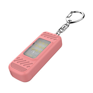 Self Defense <b>Flashlight</b> With Alarm And <b>Led</b> Light For Personal Safety Keychain - Product Image 1