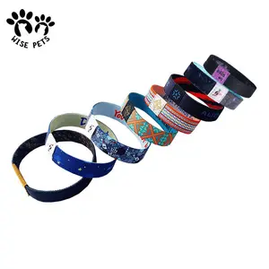 High Quality Cheap Printed Stretch Wristband Custom NFC Cloth Polyester Bracelet Fashion Recycled RPET Party Elastic Wrist Band