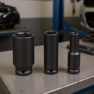 Fervi Long <b>Impact</b> <b>Socket</b> Wrench Set 10mm 12mm 14mm For Automotive Repair - Product Image 3