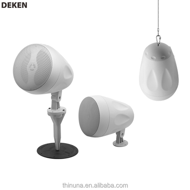 DEKEN FIT Q6 6 Inch High Quality Ceiling Hanging 60W Wall Mount Pendant Speaker System for IP55 Outdoor Public Address Speaker