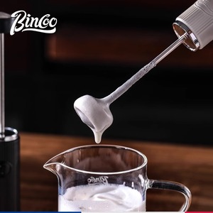 Espumador de <span class=keywords><strong>leche</strong></span> eléctrico de mano de <span class=keywords><strong>espuma</strong></span> mágica Bincoo, Espumador de <span class=keywords><strong>leche</strong></span> de café de plástico ecológico para el hogar - Product Image 3