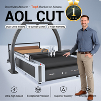 Cortadora de Tela Digital CNC de Cama Plana con Rodillo AOL1625