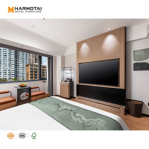 KSPACE KaiShi Hotel, Arredamento Moderno per Camere d'Albergo a <span class=keywords><strong>4</strong></span> Stelle: Mobile TV a Parete Fisso e Mobiletto Mini-bar Mobile - Product Image 1