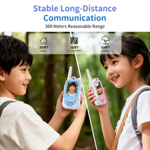 Walkie Talkie Mainan Anak Jarak Jauh Komunikasi Interkom Genggam Transmisi Nirkabel Set Walkie-talkie dengan Kamera - Product Image 4