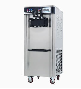 Machine à crème glacée certifiée CE, machine à crème glacée commerciale verticale entièrement automatique, machine à crème glacée molle, coupes de crème glacée - Product Image 1