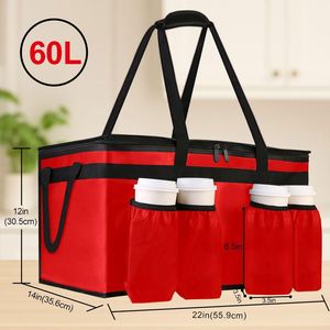 Bolsas de Diseño, Bolsa Térmica Aislada, Bolsas para Entrega de Pizza, Bolsa Térmica Reutilizable con Cierre Superior, Bolsa Térmica con Cierre Superior - Product Image 3