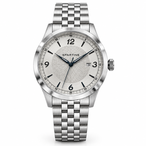 Montre automatique à quartz pour homme, bracelet en acier inoxydable, cristal saphir, cadran rond, affichage de la date, étanche - Product Image 3