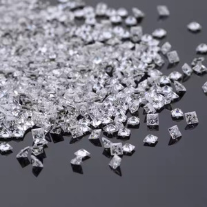Loose Moissanite D Color Irregular Princess Cut Synthetic Gemstones For Jewelry Making S925 Sterling Silver Set With Loose - Product Image 1