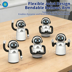 Jouets robots en plastique programmables à commande vocale DIY, kit <span class=keywords><strong>de</strong></span> construction STEM pour enfants, 25 pièces, contrôle sonore, <span class=keywords><strong>yeux</strong></span> LED - Product Image 5