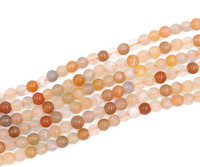 Perles en vrac en gros, perles en pierre naturelle de 8 mm, perles de pierre de lune colorées pour la fabrication de bijoux