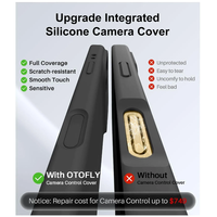 Coque de téléphone magnétique étanche, résistante à la chaleur et aux chocs en silicone liquide de qualité alimentaire + PC avec support magnétique pour la série 17