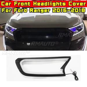 Molduras Decorativas para Faros Delanteros, Tiras Decorativas para Cejas de Faros, Kit de Carrocería para Ford Ranger 2016-2018, Accesorios - Product Image 2