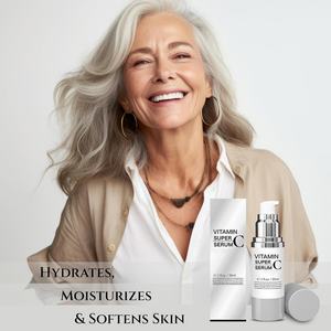 Suero de Vitamina C Super Concentrado de Marca Privada OEM para Reafirmar, Antienvejecimiento, con Péptidos y Niacinamida, Eficaz para Reducir Manchas de la Edad y Arrugas - Product Image 5