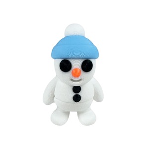 Ornamento Natalizio da Scrivania a Forma di Pupazzo di Neve in Plastica Stampata in 3D - Product Image 1