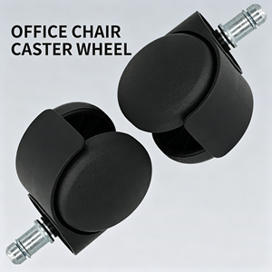 Roulettes robustes de 4 pouces avec double verrouillage, lot de 4 roulettes industrielles pivotantes, roues en PU de 1000 lb pour chariot et chariot à roulettes - Product Image 4