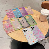 Étui de téléphone portable élégant en forme de papillon argenté pour vivo Y03 Y18 Y18E Y36T Y28S Coque arrière rigide