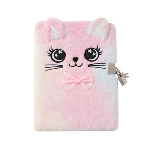 A5 gato de dibujos animados con Cuaderno de bloqueo lindo bordado lentejuelas cuaderno para estudiantes - Product Image 4