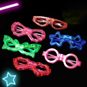 Occhiali LED Luminosi per Feste Notturne, Occhiali Lampeggianti per Bambini con Luci LED, Occhiali Fluorescenti per Feste al Buio - Product Image 2