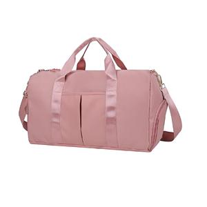 Sac de sport multifonctionnel pour femme avec compartiment à chaussures séparé pour articles mouillés et secs, idéal pour le sport et les voyages - Product Image 1