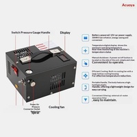 Compresseur d'air PCP refroidi par air stationnaire 12V/110V/220V pour utilisation automobile et pompe submersible 300 bar