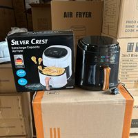 Friteuse à air visuelle multifonction 6L grande capacité avec commande tactile 1500W pour cuisine saine à domicile