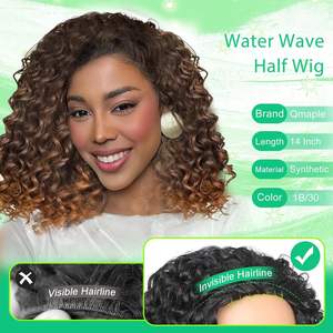 Pelucas <span class=keywords><strong>Afro</strong></span> Rizadas para Mujeres Negras, Peluca Rizada, Fibra Sintética, Aspecto Natural, Sin Pegamento, para Uso Diario - Product Image 3