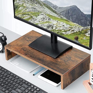 <span class=keywords><strong>Support</strong></span> de moniteur en bois pour bureau à domicile, rehausseur d'écran pour ordinateur portable - Product Image 3