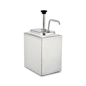 Heavy Duty Sauce Pump Station Stainless Steel <b>Syrup</b> <b>Dispenser</b> for <b>Coffee</b> Bar and Fast Food Restaurant Buffet Equipment - Product Image 1