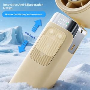 Carry-On Portable <b>Mini</b> Foldable Semiconductor Air Cooling <b>Fan</b> Summer Outdoor <b>Usb</b> Rechargeable 3600Mah - Product Image 3