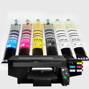 Fábrica Diretamente Atacado 700 Ml <span class=keywords><strong>Dtg</strong></span> Saco Tinta Com Tinta <span class=keywords><strong>Dtg</strong></span> One Time Chip para Brother GTX-422 PRO GTX-423 PRO GTX PRO Impressora - Product Image 1