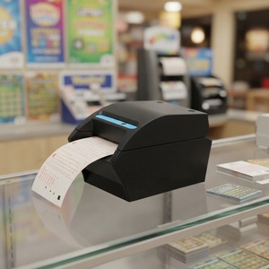 Machine de loterie nationale OMR de 82,5 mm avec imprimante thermique pour la vente de billets de Keno, scanner de tickets de loterie à alimentation manuelle - Product Image 6