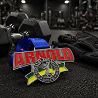 Medaglie Personalizzate per Bodybuilding con Logo Personalizzato, Basso MOQ, Stile Arnold Classic, Medaglie Premio in Metallo per Competizioni Fitness