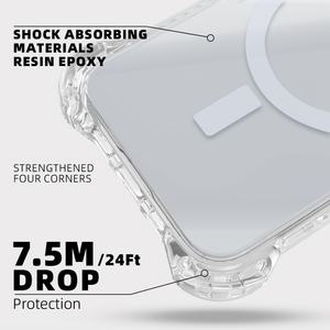 Funda Transparente Antigolpes para Teléfono de 7.5M, Funda Magnética Transparente Anti-amarillamiento para Iphone 16 15 14 13 Pro Max - Product Image 6