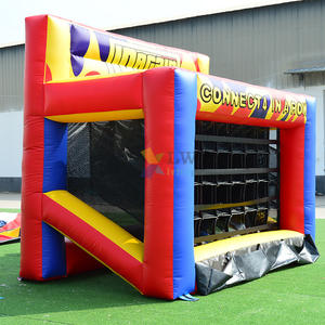 Niños inflables conectar cuatro juegos de baloncesto <span class=keywords><strong>en</strong></span> una fila inflable tiro juegos de carnaval para el alquiler de la fiesta - Product Image 5