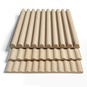Tấm Ốp Tường Bằng Sóng <span class=keywords><strong>Mdf</strong></span> Trang Trí <span class=keywords><strong>3d</strong></span> Có Rãnh Bằng Gỗ Nghệ Thuật Cho Hành Lang - Product Image 6