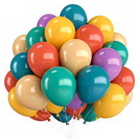 Lot de ballons rétro brillants de 5 pouces pour fêtes, anniversaires, mariages, Halloween et la Saint-Valentin