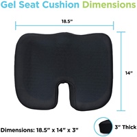 Coussin orthopédique pour le siège de voiture, 1 pièce, mousse à mémoire de forme, pour les douleurs du dos, accessoire de bureau, orthopédique, refroidissement