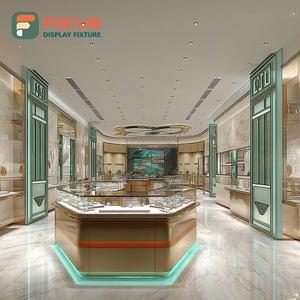 Vitrina de Joyería Minimalista para Centro Comercial, Mostrador de Joyería con Superficie Pulida para Centro Comercial - Product Image 5