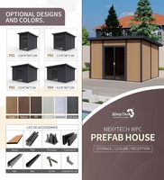 Maison composite en bois vert, maison, maison, maison, maison, maison, extérieur