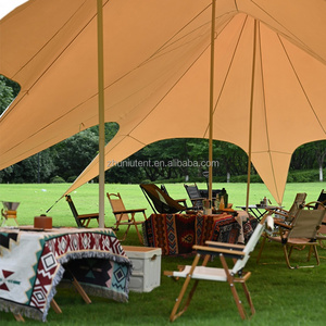 Tente dôme de camping Three Peaks Lotus Cloud en tissu Oxford, imperméable >3000mm, grande tente de camping d'été Camel Peak, auvent à vendre - Product Image 5