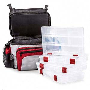 Muestra Gratuita, Personalización de Fábrica, Caja de Aparejos de Pesca, Bolsa de Cebo de Pesca Impermeable con Cajas de Plástico - Product Image 1