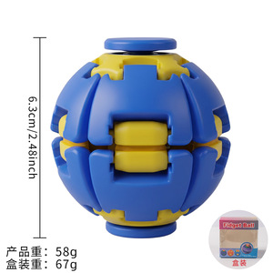 Nouvelle balle gyroscopique anti-stress à presser et à tourner, jouet EDC pour les doigts, vente directe d'usine - Product Image 1