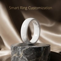 Bague Intelligente NFC 13,56 MHz Moderne en Céramique Passive pour Accès Bibliothèque Universitaire et Paiement Distributeur Automatique